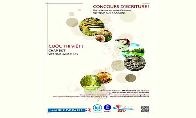 “Viet Nam - the 5th Season” writing contest launched in France
