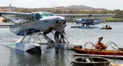Central province welcomes first tourists boarding seaplanes