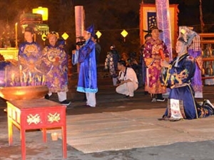 Traditional offering ritual observed in Hue