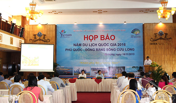 Press conference to inform National Tourism Year 2016 in Da Nang