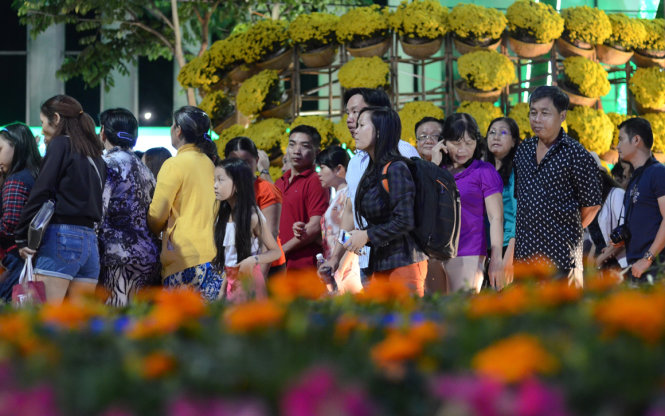 Flower street festival opens in HCM City