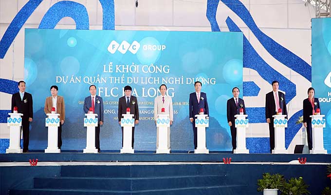 Construction of FLC Ha Long resort in Quang Ninh commences