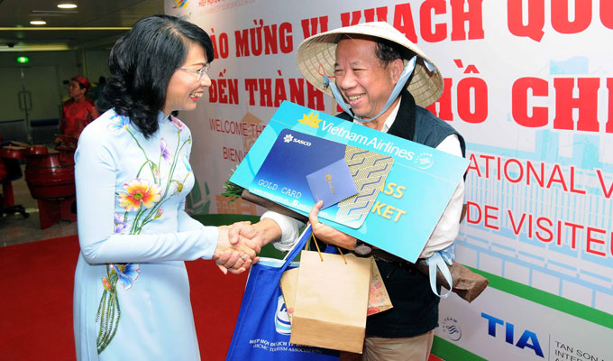 Ho Chi Minh City welcomes five millionth foreign visitor