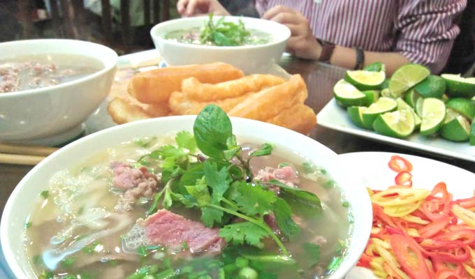 One of the best soups for a chill autumn day, pho