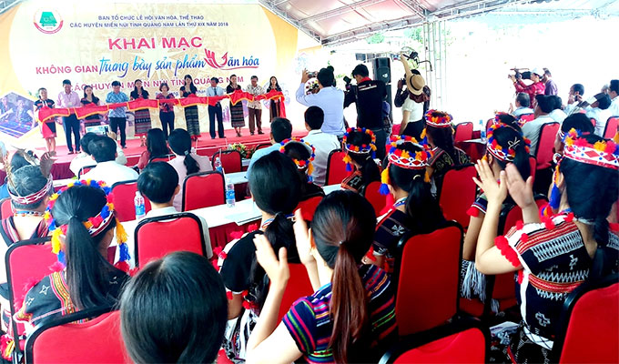 Promoting cultural products of mountainous ethnic groups in Quang Nam