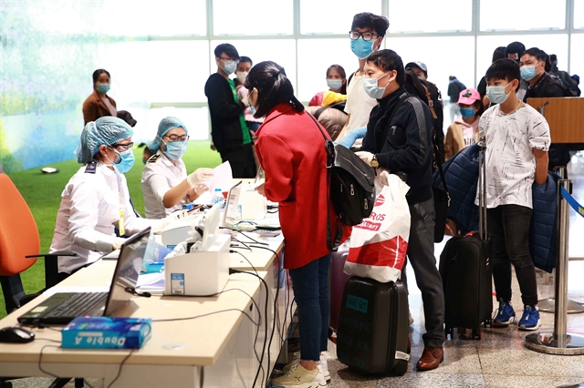 Compulsory health declaration for passengers on domestic flights