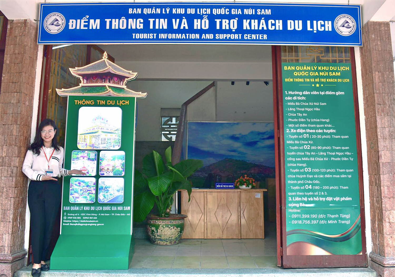 An Giang: Sam Mountain National Tourist Area strengthening support for tourists