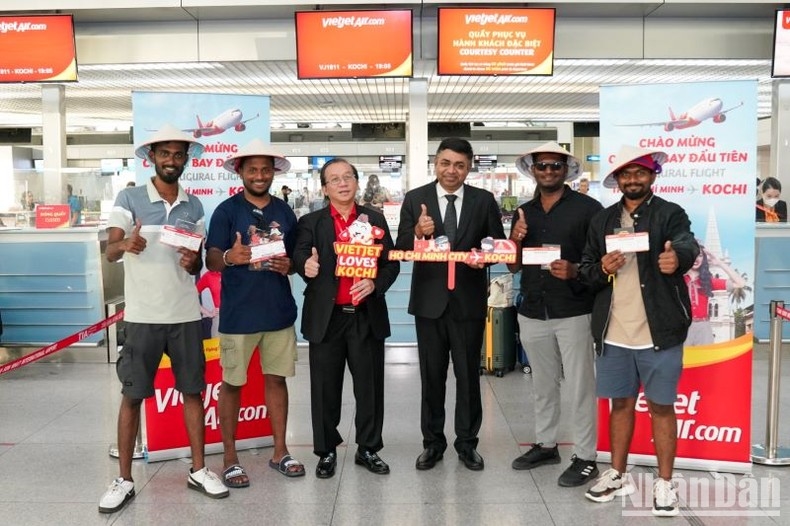 Vietjet opens first direct flight from Vietnam to Kochi (India)
