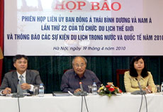 Vietnam to host joint regional UN tourism meeting