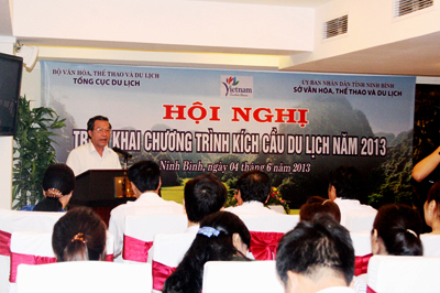 Ninh Binh, Ha Nam and Nam Dinh provinces launch tourism stimulus program in 2013