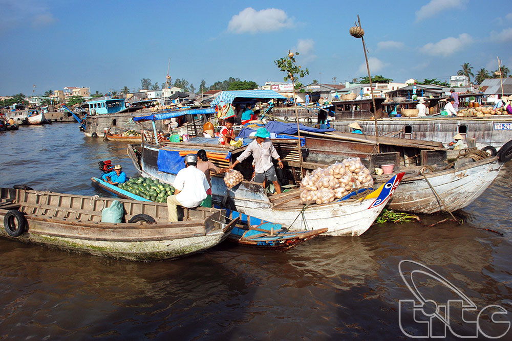 Marché flottant de Cai Rang